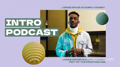 Podcast Intro | PP Premiere Pro template preview