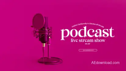 Podcast Opener Pro Premiere Pro template preview