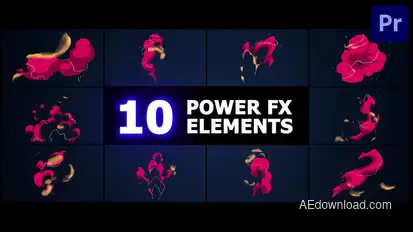 Power Elements | Premiere Pro MOGRT Premiere Pro template preview