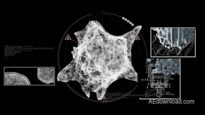 Power Glitch Logo Reveal Video Displays template preview