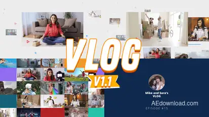 Vlog, Youtuber Opener Openers template preview