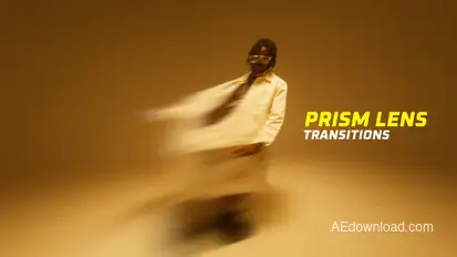 Prism Lens Transitions Elements template preview