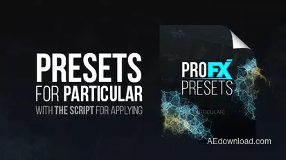 Pro FX Presets [Particular] Video Displays template preview