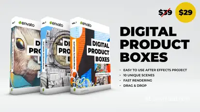 Product Boxes Video Displays template preview