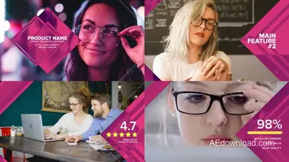 Product Review & Promo Video Displays template preview