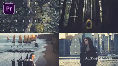 Production Reel - Demo Reel Premiere Pro template preview