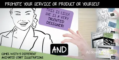 Promote Your Service Or Product Or Yourself Video Displays template preview