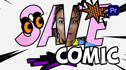 Pup-Up Sale Intro Premiere Pro template preview