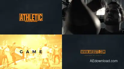 Pure Sport Template Video Displays template preview