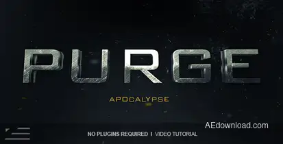Purge Trailer Video Displays template preview