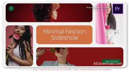 Quick Fashion Slides Premiere Pro template preview