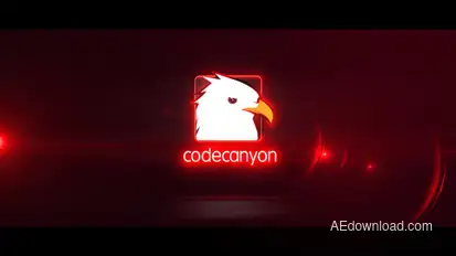 Quick Logo Reveal Video Displays template preview