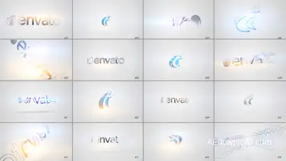 Quick Logo Sting Pack 11: Clean & Minimal Video Displays template preview