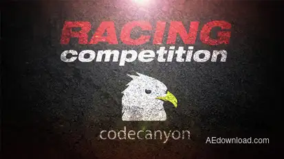 Race Logo Video Displays template preview