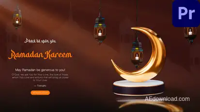 Ramadan Intro || Eid mubarak MOGRT Premiere Pro template preview