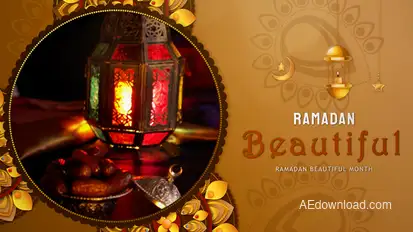 Ramadan Opener MOGRT Premiere Pro template preview