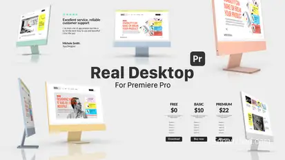 Real Desktop for Premiere Pro Premiere Pro template preview