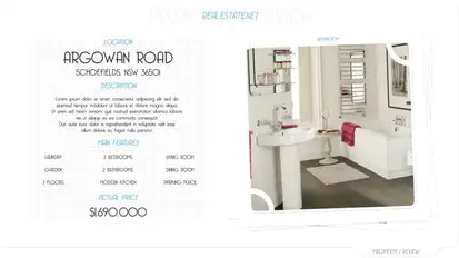 Real Estate Minimal Folder Video Displays template preview