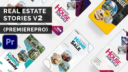 Real Estate Stories V2 - Premiere Pro Premiere Pro template preview