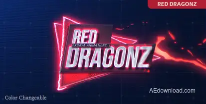 Red Dragonz Video Displays template preview