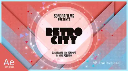 Retro City Video Displays template preview