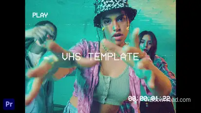 Retro VHS | For Premiere Pro Premiere Pro template preview