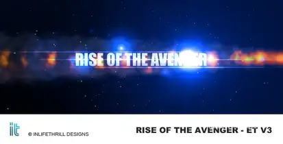 Rise of the avenger - Epic trailer v3 Video Displays template preview