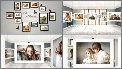 Room Photo Gallery Video Displays template preview