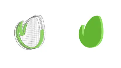 Rotating Grid Logo Reveal Video Displays template preview