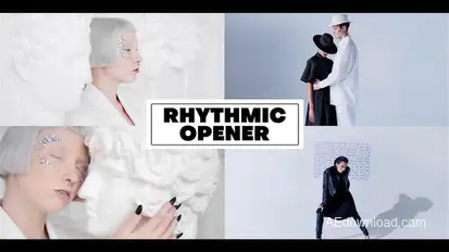 Rythmic Opener | MOGRT Premiere Pro template preview