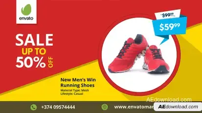 Sale Promo Video Displays template preview