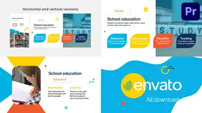 School Slideshow for Premiere Pro Premiere Pro template preview