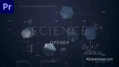 Science Opener | MOGRT Premiere Pro template preview