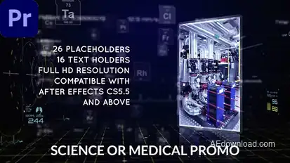 Science or Medical Promo | MOGRT Premiere Pro template preview
