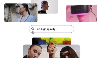 Search Bar Logo Intro Premiere Pro template preview
