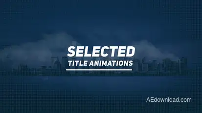Selected Titles Video Displays template preview
