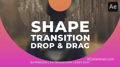 Shape Circle Transition Elements template preview