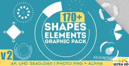 Shapes & Elements Graphic Pack Video Displays template preview