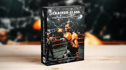 Shatter Glass Transitions Premiere Pro Premiere Pro template preview