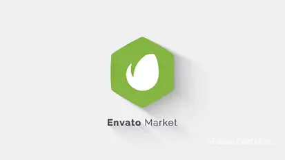 Short Clean Logo Video Displays template preview