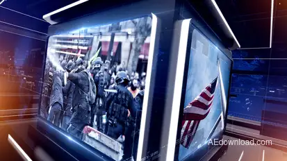 Short Daily News Video Displays template preview