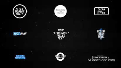 Simple Titles | After Effects Titles template preview