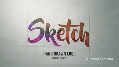 Sketch Logo Video Displays template preview