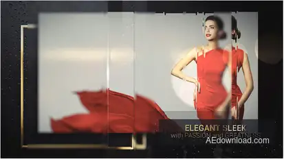 Sleek Slideshow Video Displays template preview