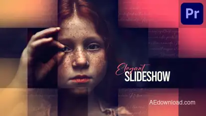 Slideshow Elegant for Premiere Pro Premiere Pro template preview