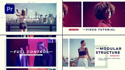 Slideshow - Fashion Slideshow Premiere Pro template preview