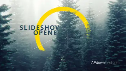 Slideshow I Opener Video Displays template preview