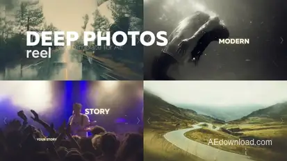 Slideshow Reel Video Displays template preview