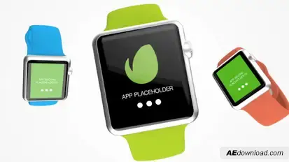Smart Watch App Present Video Displays template preview