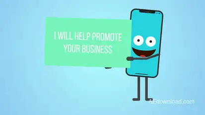 Smartphone Explainer Video Displays template preview